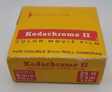 NOS Vintage Kodachrome II Movie Film Dbl Mag Daylight 25 Ft Expired DEC 1971