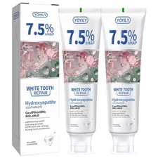 7.5% Hydroxyapatite Toothpaste for Enamel Protection and Tooth Strengthening ...
