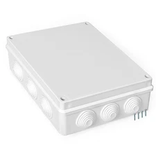 Outdoor Electrical Junction Box - 10.2 x 8 x 3.2 Inch Dustproof Waterproof El...