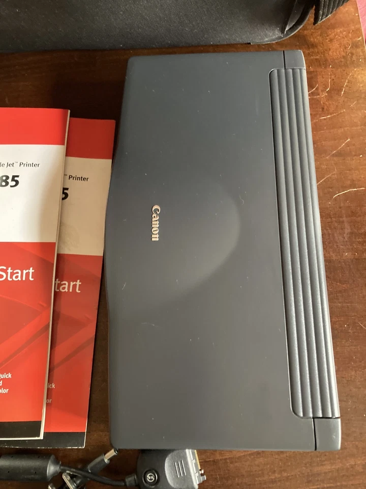 Canon Bubble Jet BJC-85 Portable Printer K10190 W/Power Cord and Case -Powers Up - Image 2 of 4