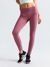 Women  s Mauve High-Waisted Leggings Size S/M Soft Stretchy Pants New