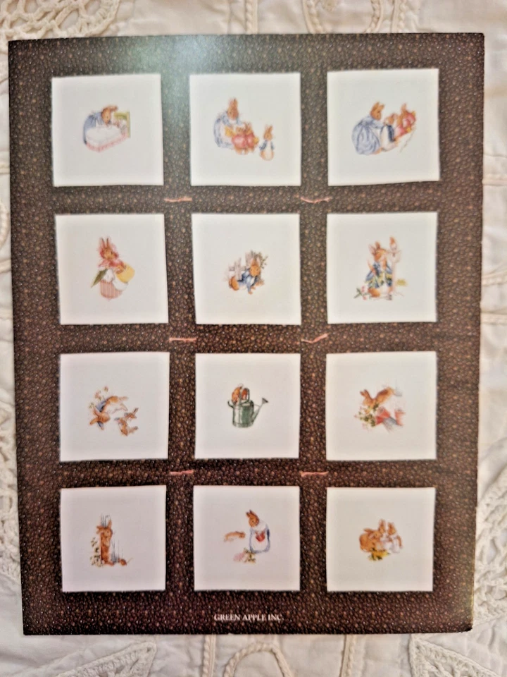 Beatrix Potter Cross Stitch Book THE TALE OF PETER RABBIT New - Image 2 of 2