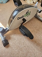 DeskCycle 2 - Height Adjustable Mini Exercise Bike - White