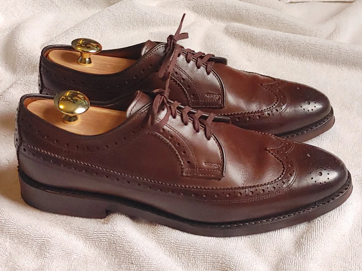 NEW HEELS Ralph Lauren x Allen Edmonds Sanderson Burnished Wingtip Made USA 11.5 Ralph Lauren Wing Tip-Men main image 3