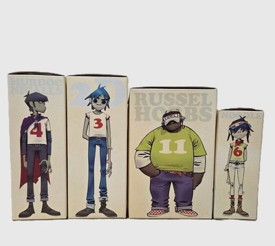 Kidrobot Gorillaz White Edition Set Jamie Hewlett Murdoc, Russell