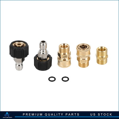 #ad 5 Pcs 5000PSI Pressure Washer Adapter Set For Pressure Washers Hose and Guns $22.39