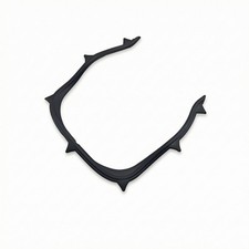 Starrer Kofferdamrahmen Gebogen Zahnarztbedarf Schwarz