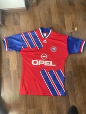 Bayern München Vintage Trikot – 90er Adidas Equipment – Opel Sponsor