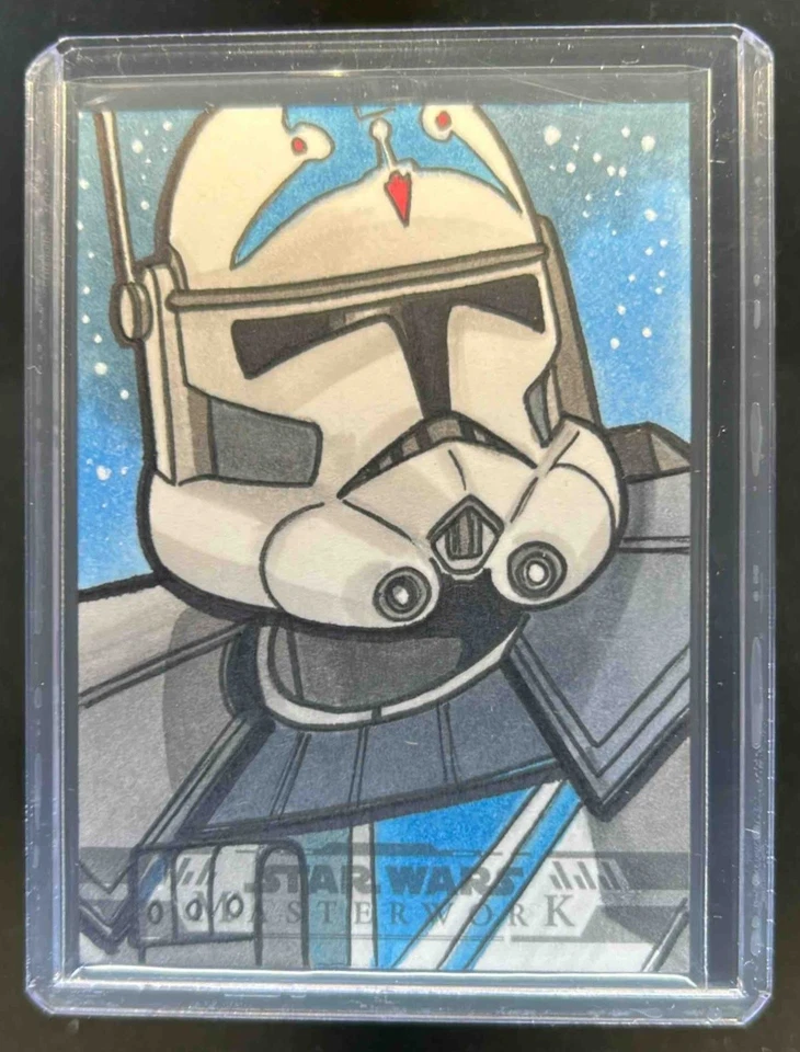 2024 Star Wars Obra Maestra Nick Gribbon Artista Boceto Automático #1/1