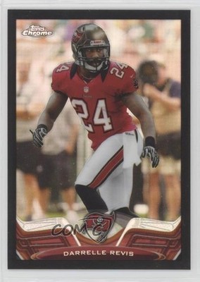 2013 Topps Chrome Black Refractor 7/299 Darrelle Revis #160 HOF 12h1