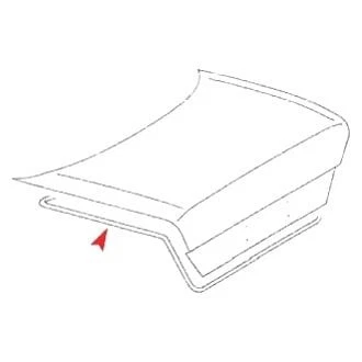 For Mercedes-Benz E300 1995 URO Parts Trunk Lid Seal Foto 2 de 2