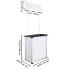 InstaHibit Popup Promotion Counter Table Booth Display Banner Stand Tradeshow — photo 8