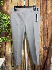 NWT Express Editor Ankle Low Rise Dress Pants Size 6R Beige E-26