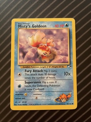 Misty Goldeen 85/132 - Moderately Played - Gym Challenge