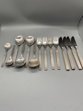 Menübesteck Prinz 100er Silber Auflage 698 g 14 Teile gepunzt