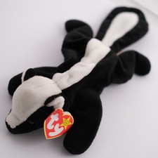 Ty Beanie Babies Stinky The Skunk 1995 with Tags Retired Cute Animal Soft Toy