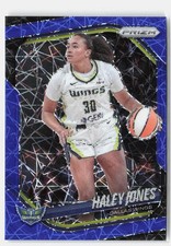 2025 Panini Prizm WNBA #43 Haley Jones Blue Velocity Prizms