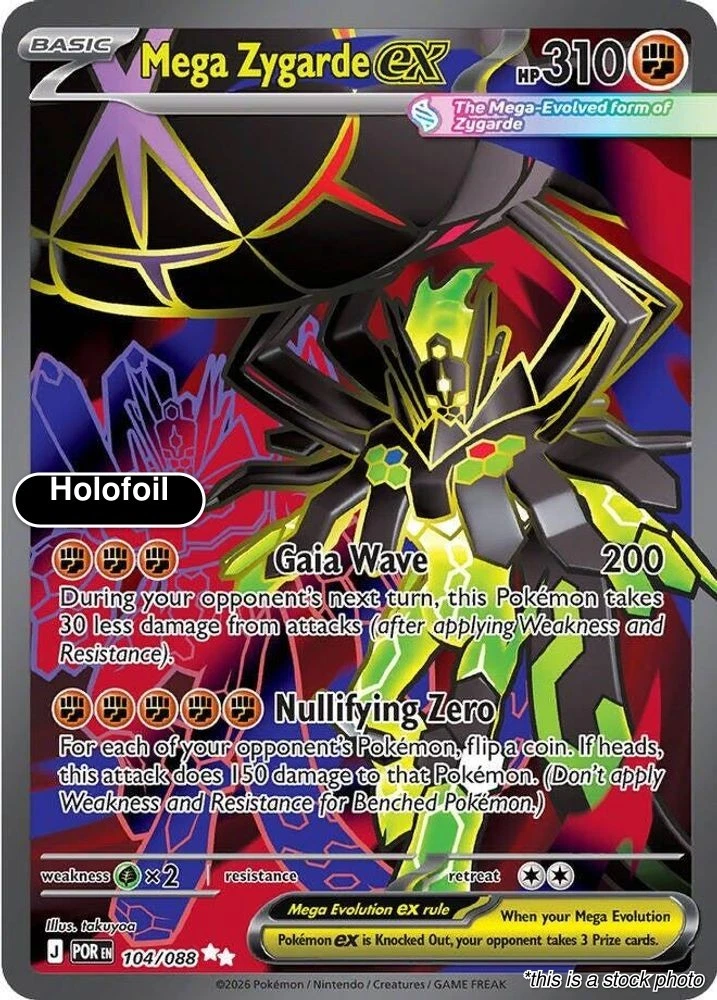 Mega Zygarde Ex 104/088 Me03: Perfect Order for sale | eBay