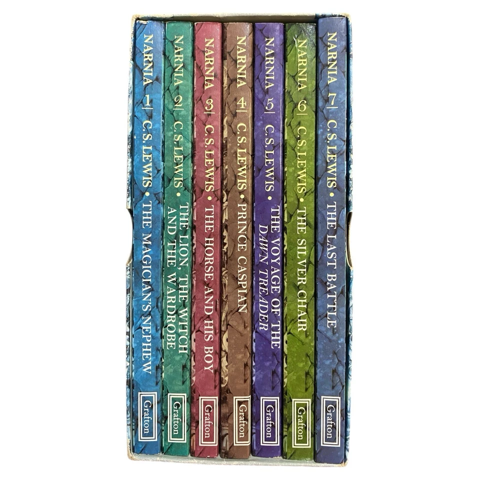 The Chronicles of Narnia Box Set C.S. Lewis 7 Book Collection Grafton Paperback - Image 2 of 4