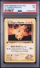 2000 POKEMON GYM CHALLENGE 1ST EDITION #84 LT. SURGE'S PIKACHU PSA 1
