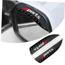 2PC Side Mirror Visor Rain Guards, Car Rear View Mirror Rain Cover, Carbon