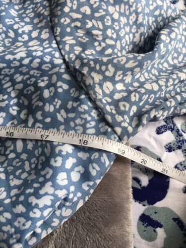 Women’s V Neck Simplee Print Dress BlueFloral Skirt Long Skirt Long Sleeve S NWT - Picture 15 of 17