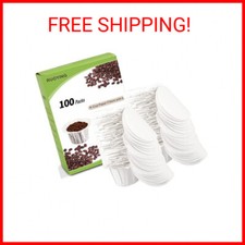 Disposable K Cup Coffee Filters with Lid - Fits All Keurig Single Serve Filter B