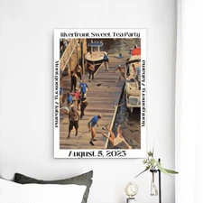 Montgomery Alabama Riverfront Brawl Sweet Tea Party Single Piece Mural