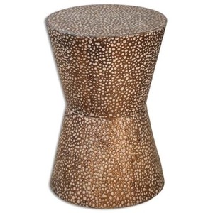 Uttermost 24461 Cutler Drum Shaped Accent Table
