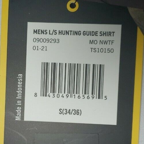 New Mossy Oak Men's Long Sleeve Hunting Guide Shirt Camo Button Front Size Small - Picture 7 of 7