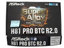 ASRock H81 Pro BTC 6 PCIE for Crypto with Intel Celeron G1840 and 8GB RAM Kit