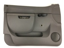 10-14 Chevrolet Silverado Wt Gmc Sierra Wt Front Driver Side Gray Door Panel Oem