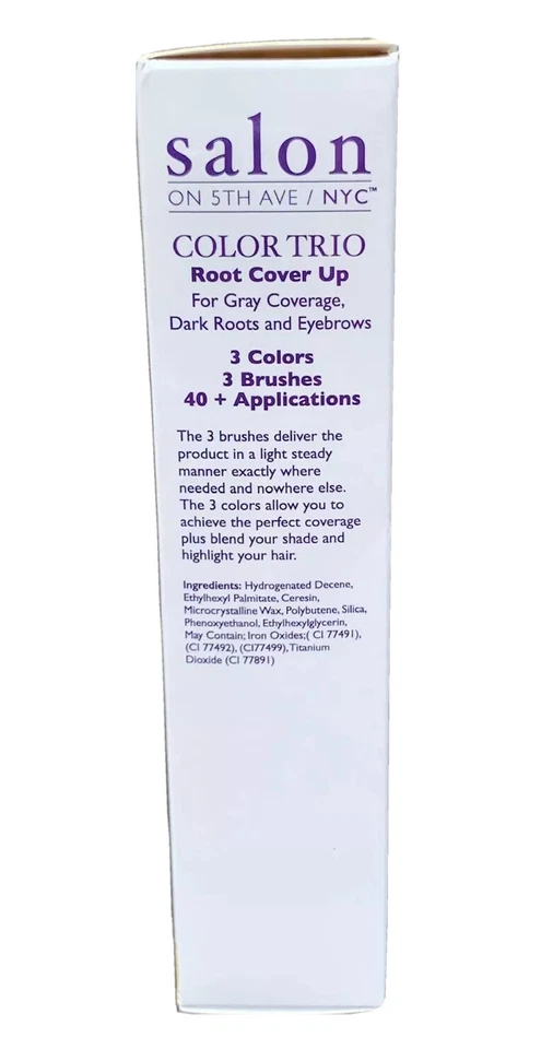 Salon on 5th Ave NYC light blond root cover up color trio powder Foto 2 de 4