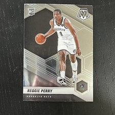 2020-21 Panini Mosaic Basketball Reggie Perry Base #244 Brooklyn Nets