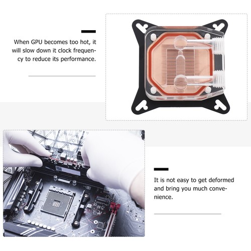 GPU Water Block Computer Supply Water Cooling Supply Computer Part - Afbeelding 10 van 12