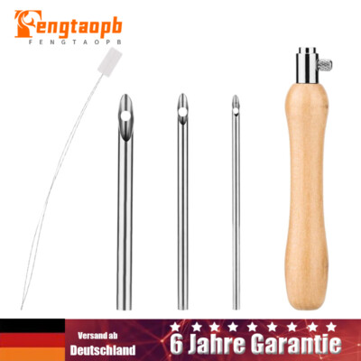 5st Stanznadel Set, Punch Needle Kit für Einfädler Punch Needle Stickerei Set 
