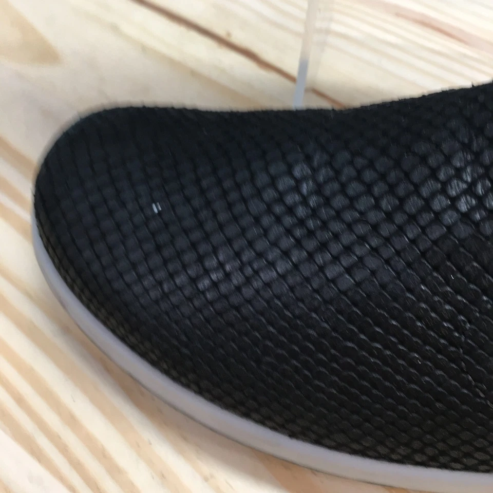 Walking Cradles Shoes Womens 7.5 M Orleans Casual Slip On Loafer Black Leather - Image 4 of 4