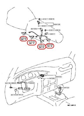 トヨタ ランドクルーザー 200 トランスミッション3ウエイ ソレノイド TOYOTA Genuine LAND CRUISER Solenoid Assy Transmission No1-4 Set