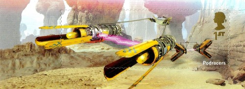 STAR WARS, THE RISE OF SKYWALKER MINIATURE SHEET, YEAR 2019, SELFADHESIVE, MNH - Picture 6 of 8