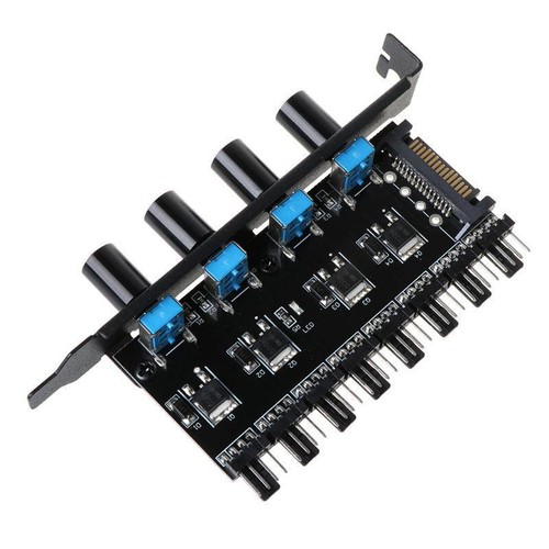 4Pin PWM Fan Hub Speed Controller 1 to 8 Splitter Internal Motherboard for - Photo 6/10