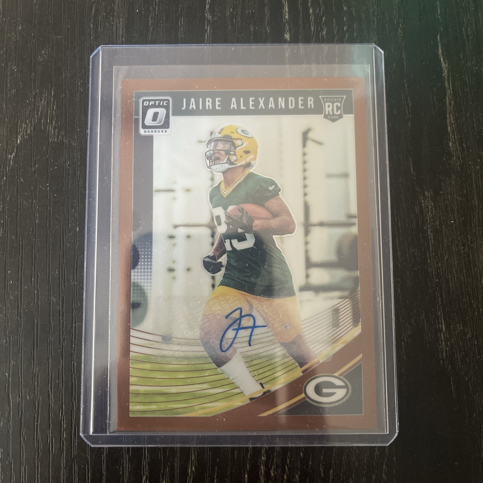 2018 Donruss Optic Rookies Auto Bronze Jaire Alexander #109 Rookie Auto RC