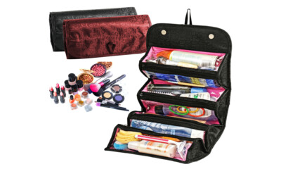 Tasche Make-up Kosmetik Roll Up Reisetasche Kulturbeutel Aufbewahrung tragbar Roll-N-Go UK