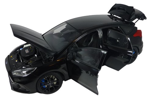 Autoart 72952 Ford Focus RS schwarz 2016 Maßstab 1:18 Modellauto - Picture 3 of 6