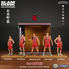 5pcs Anime Figure SLAM DUNK Shohoku Basketball Team PVC Boxed Statue Model Gift
