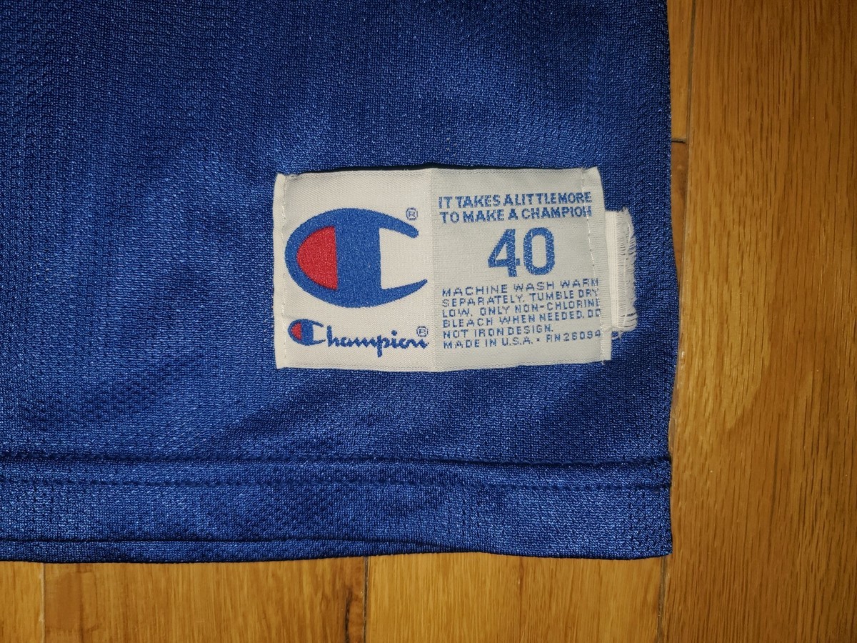 Vintage 1992 Champion Joe Dumars DETROIT PISTONS Mens NBA