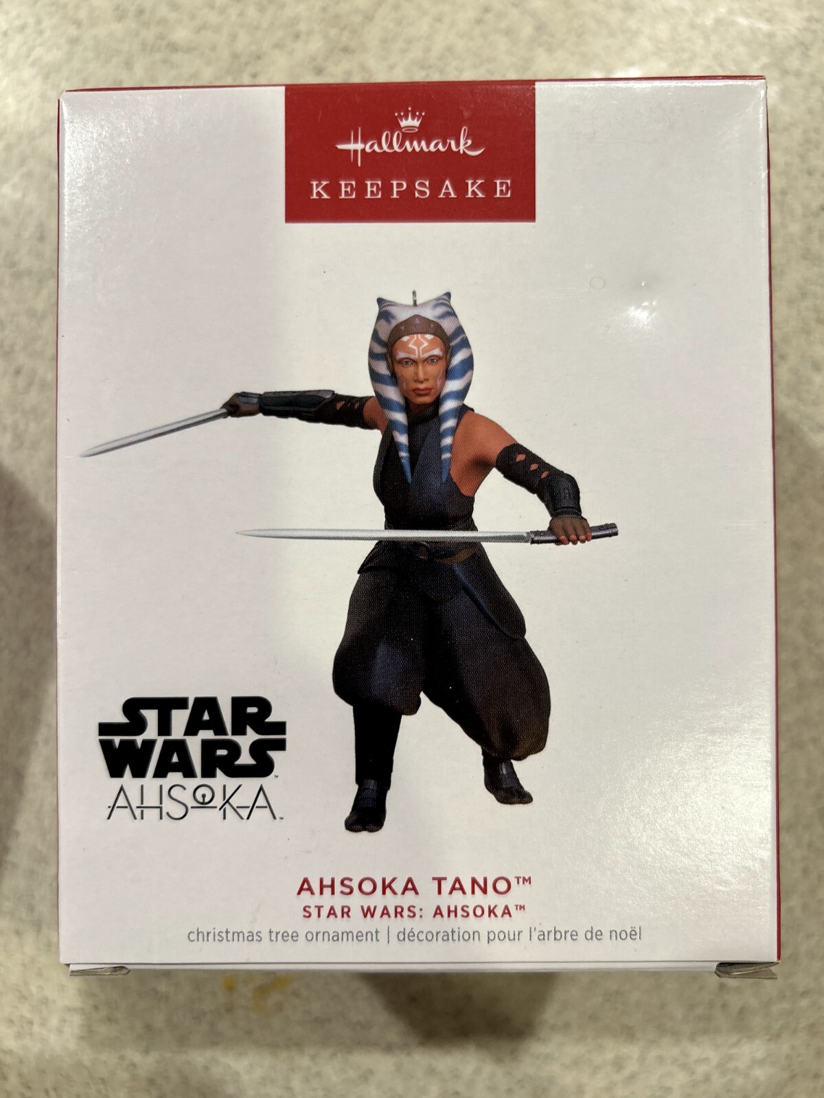 2023 Hallmark Keepsake Star Wars Ahsoka Tano Ornament New