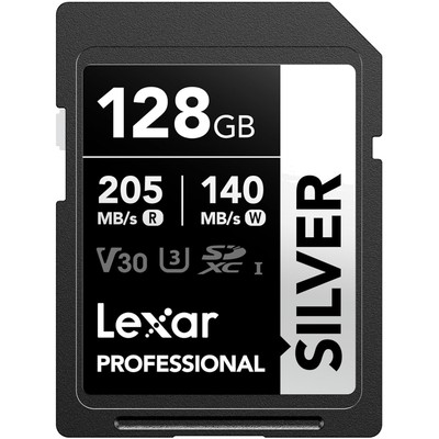 Lexar 128GB SD Karte   205 MB/s, 4K Video, Lebenslange Datenwiederherstellung