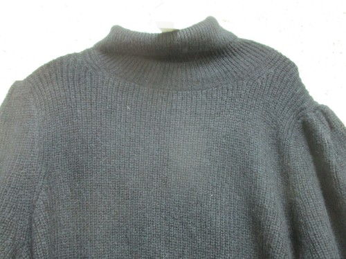 NEW J Crew Sweater Extra Large Youth Black Pullover Merino Wool Alpaca Girls YXL - Picture 2 of 11
