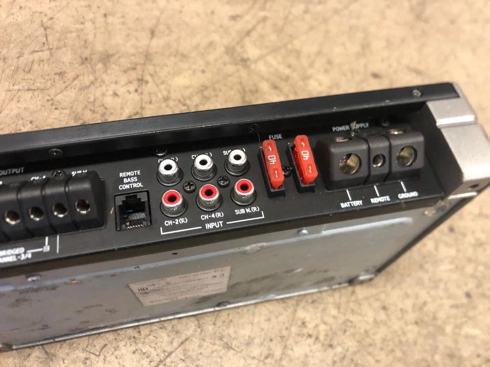 ALPINE Endstufe PDR-V75 5 Kanal Digital Verstärker RMS 4x 75W - Bild 3 von 4