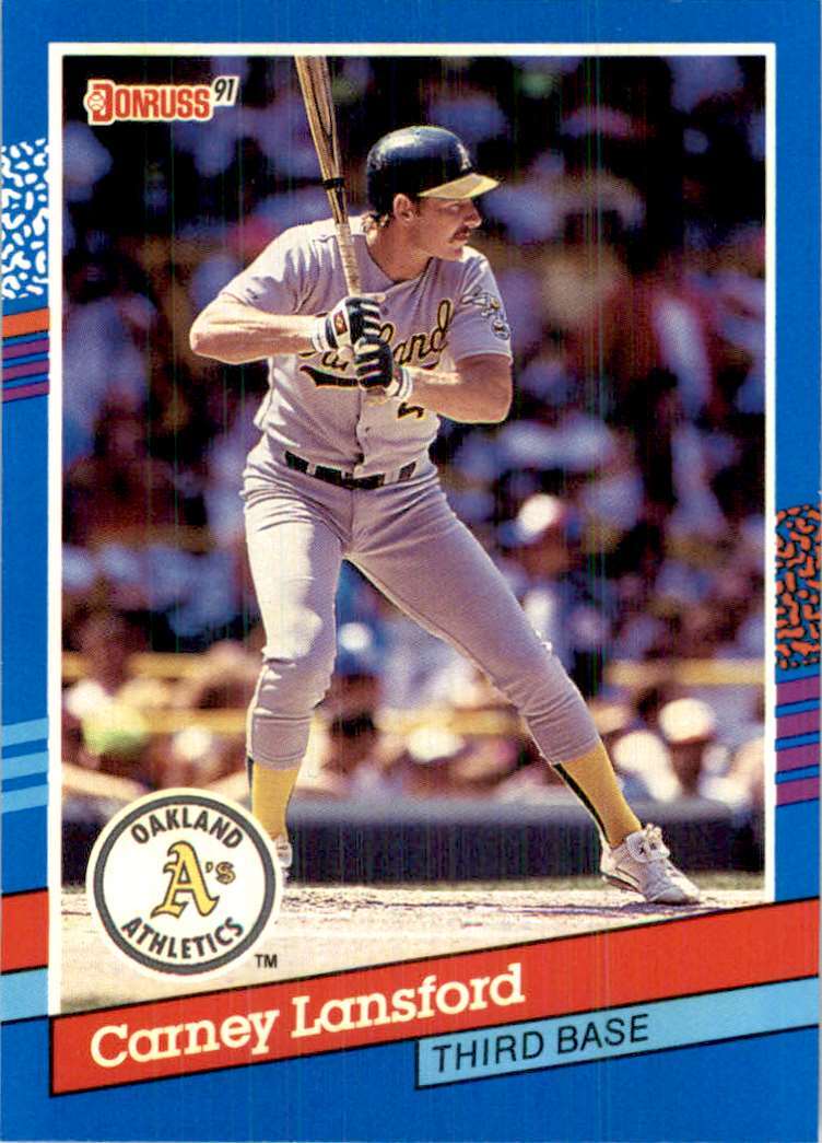 1991 Donruss Carney Lansford #273